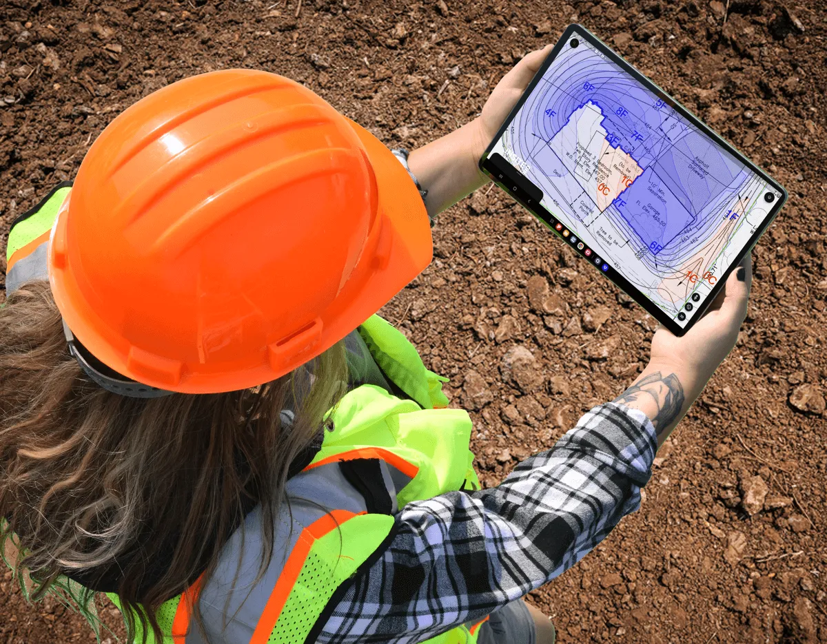 Modern construction estimating software interface