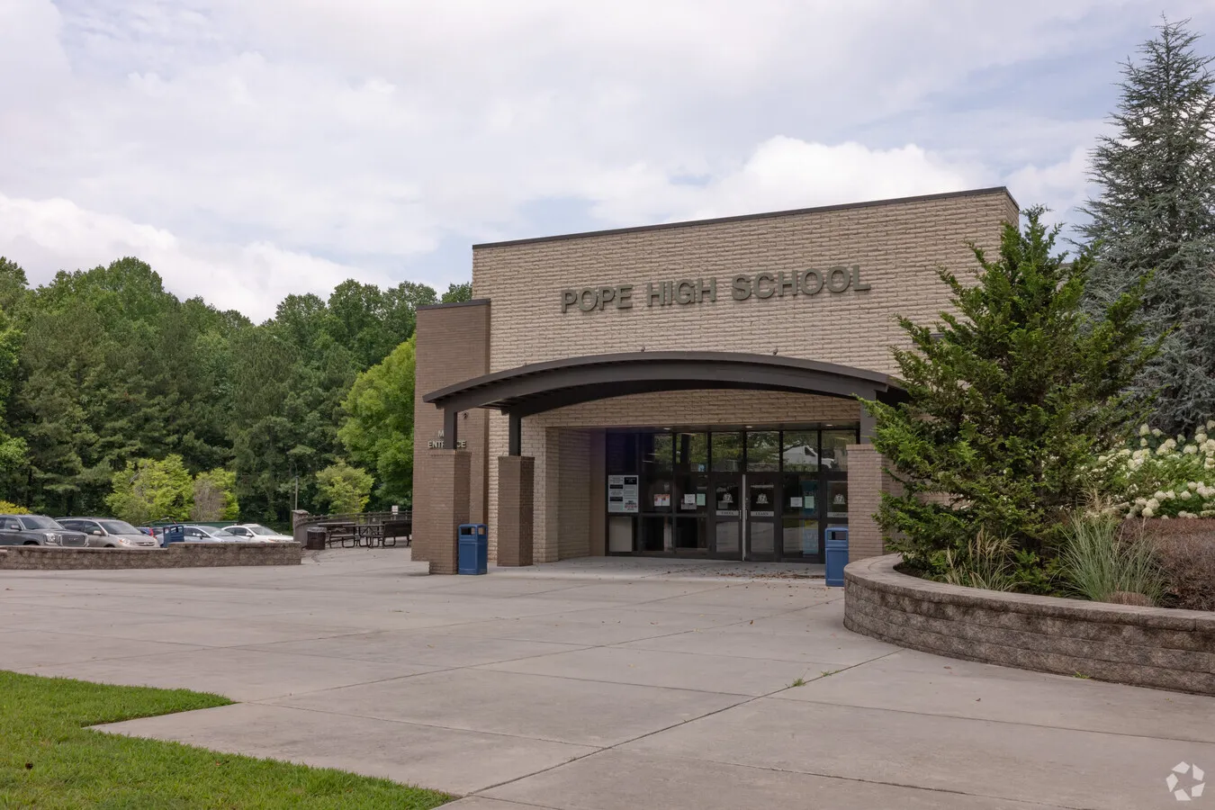 Pope High School masonry project showcase