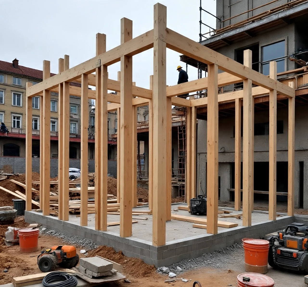Post Beam Construction