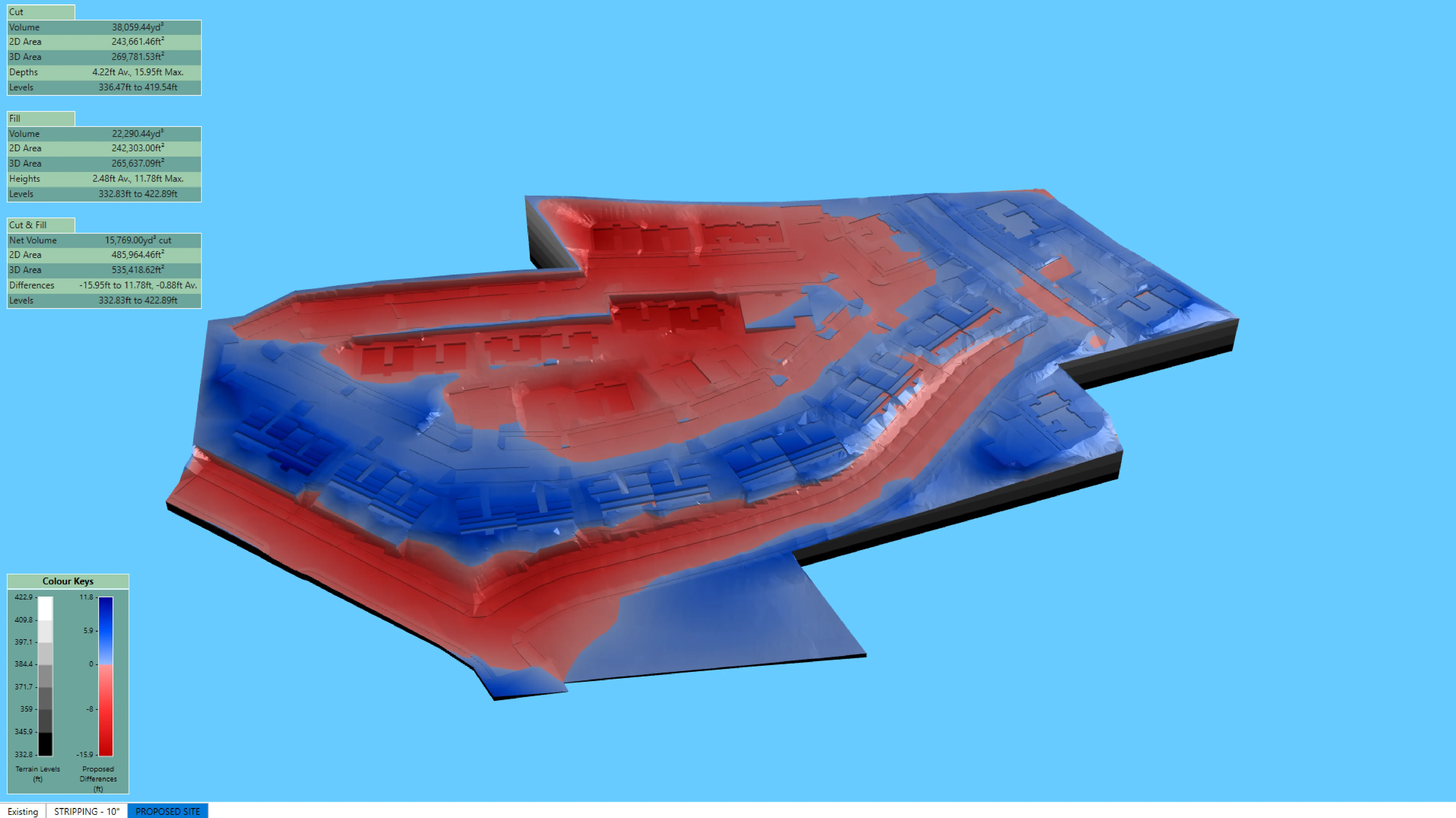 On-site construction estimating process